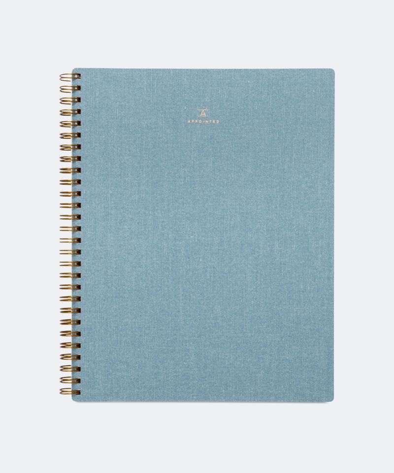 Notebook in Chambray Blue