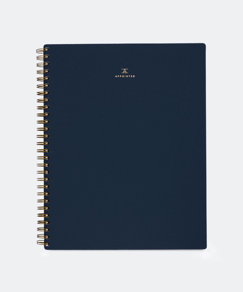 Notebook in Oxford Blue