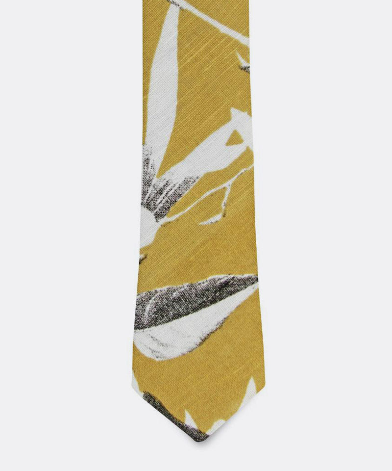 The Odessa Linen Floral Tie