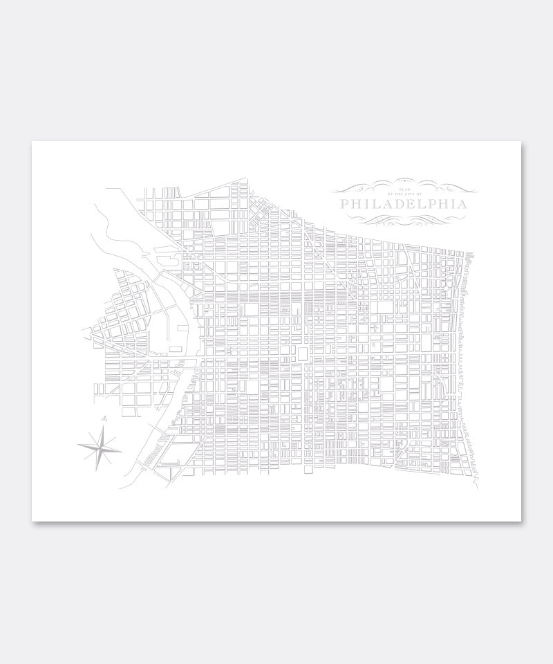 Philadelphia Map Poster