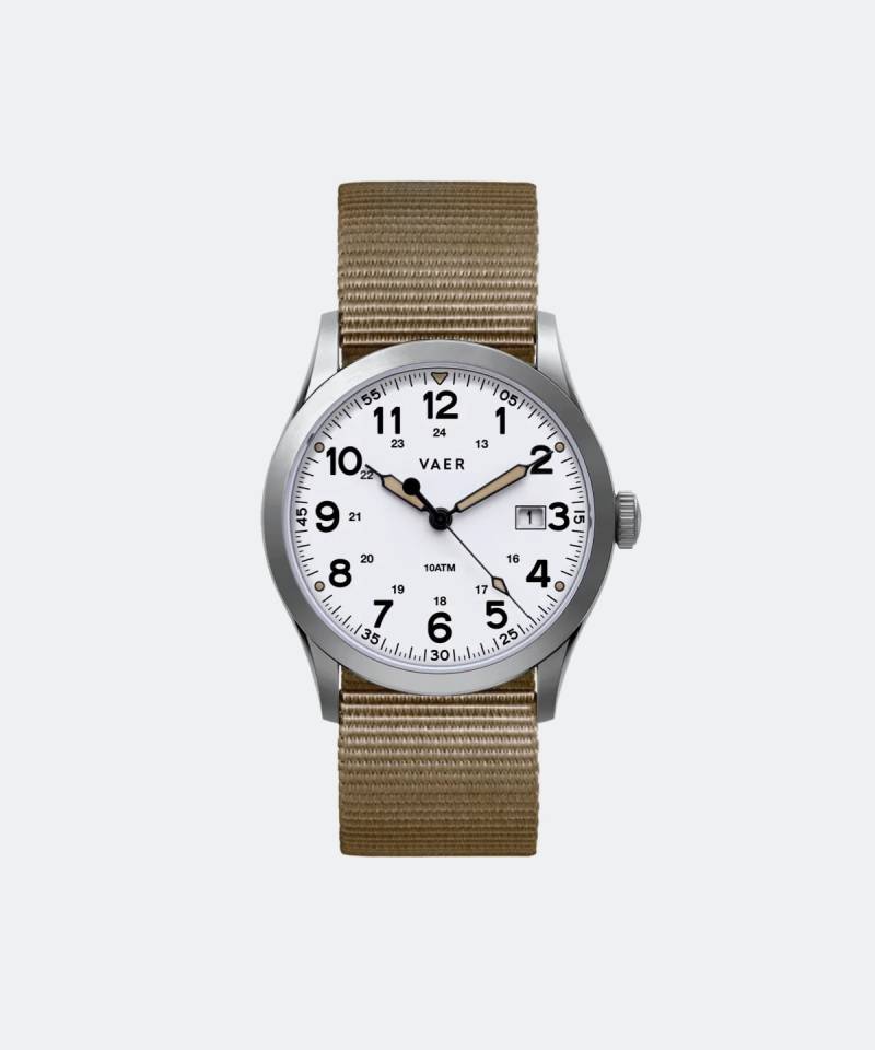 S3 Calendar Field Watch in White