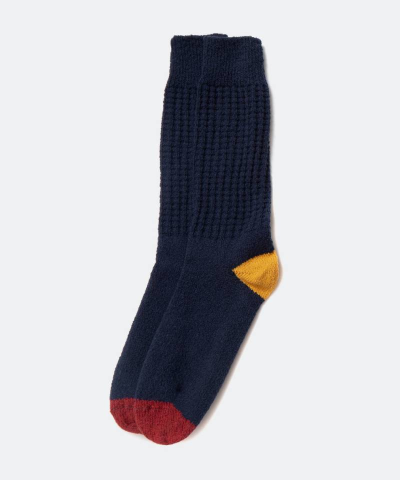 Cotton Waffle Knit Socks