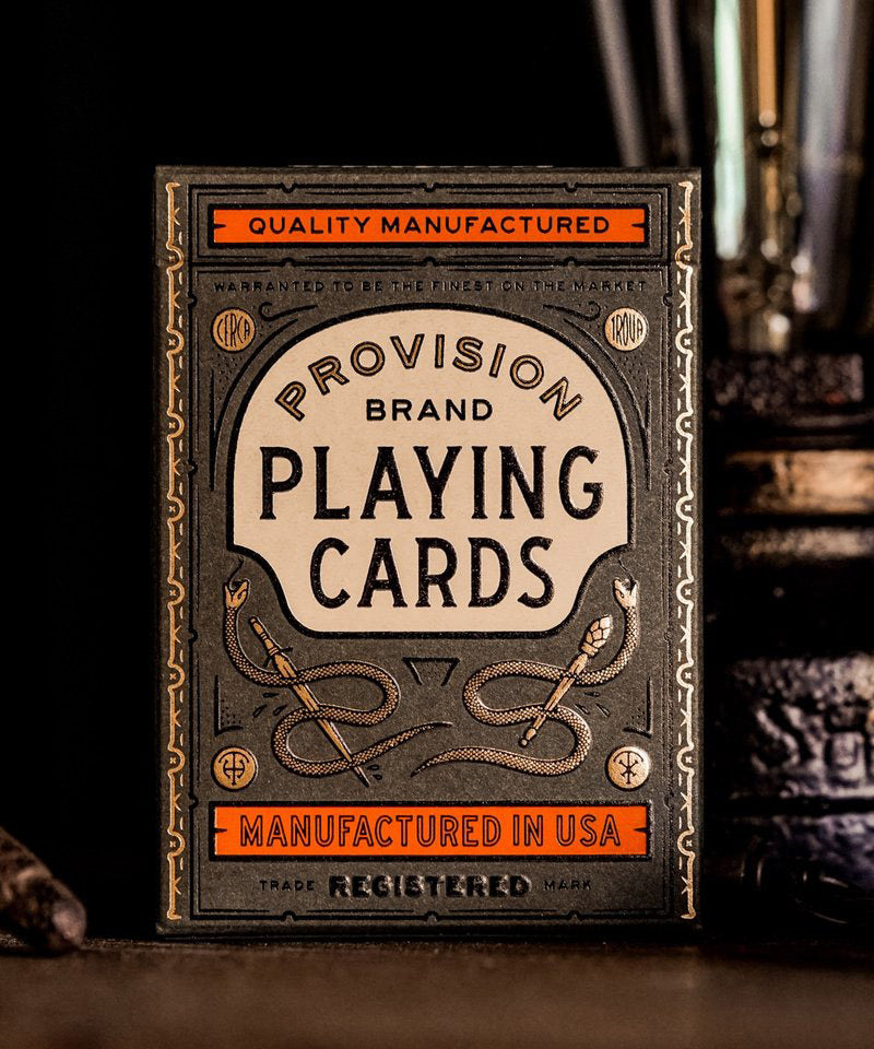 Provision Card Reader Provision Playing Cards – Ellicott & Co.