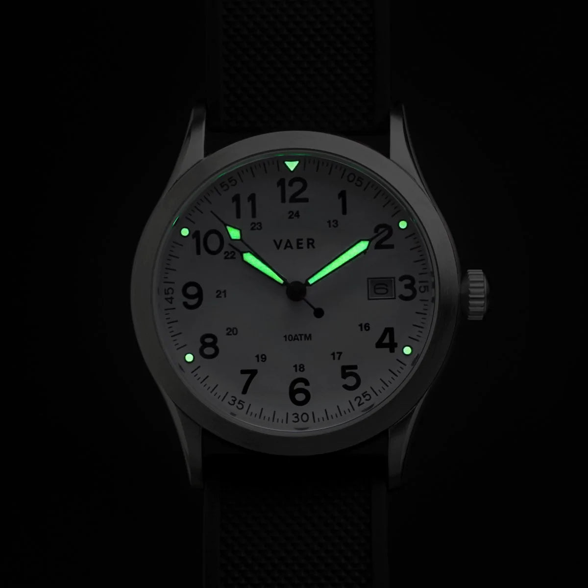 S3 Calendar Field Watch in White