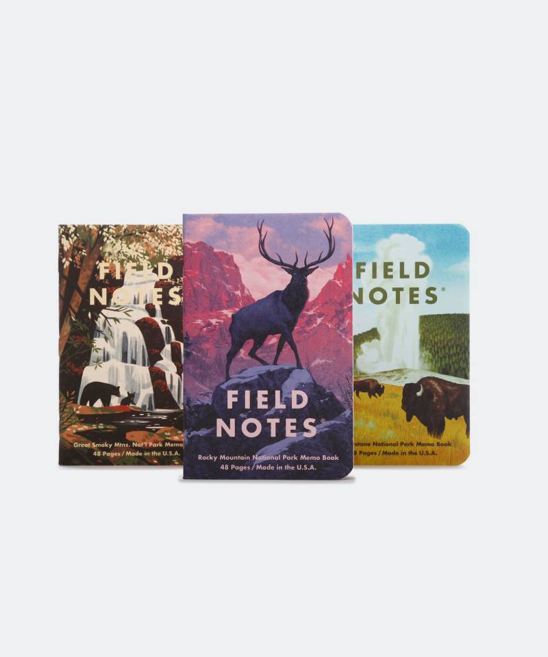 National Parks Field Notes 3-Pack Series C