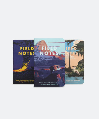 National Parks Field Notes 3-Pack Series F