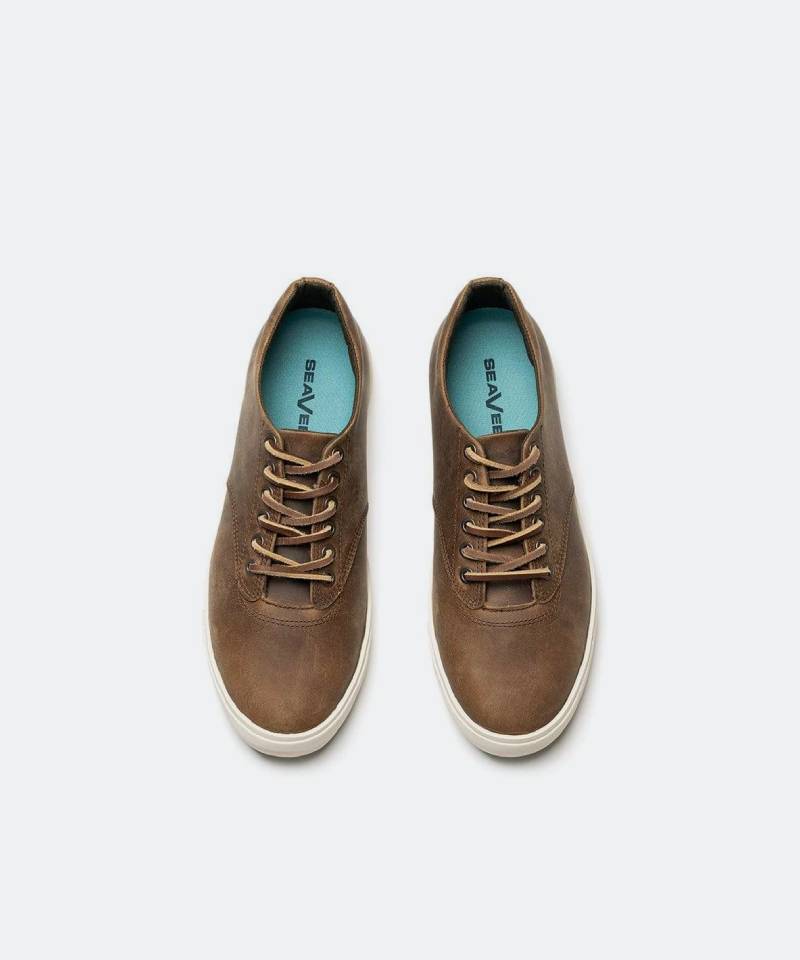 Hermosa Sneaker in Elmwood Rugged Oiled Leather