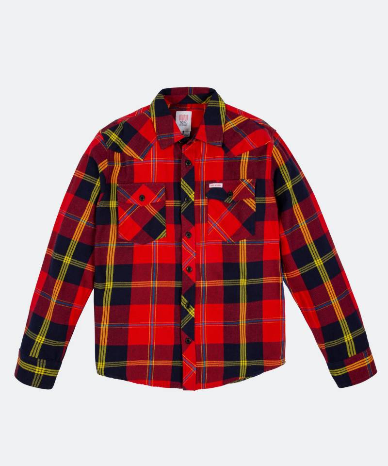Mountain Shirt in Red Multi Plaid