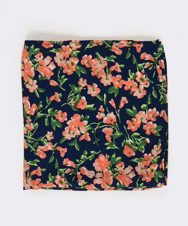 The Weiss Floral Pocket Square