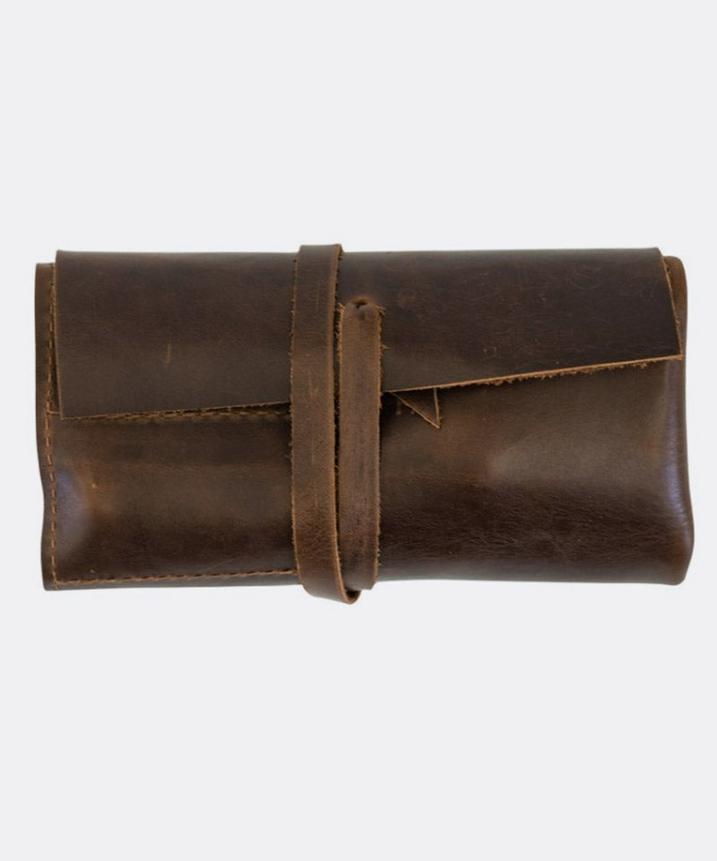 leather roll up tobacco pouch Leather Pipe Roll leather roll up tobacco pouch Leather Pipe Roll