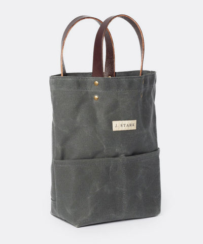 Tremont Wine Tote in Charcoal