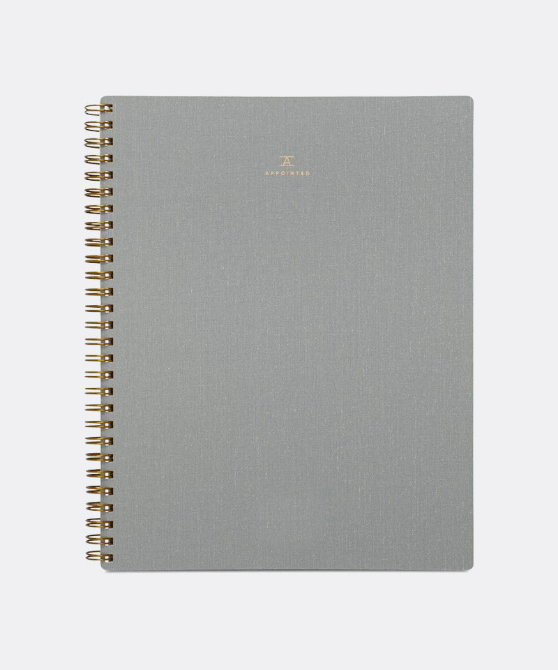 Workbook in Dove Gray