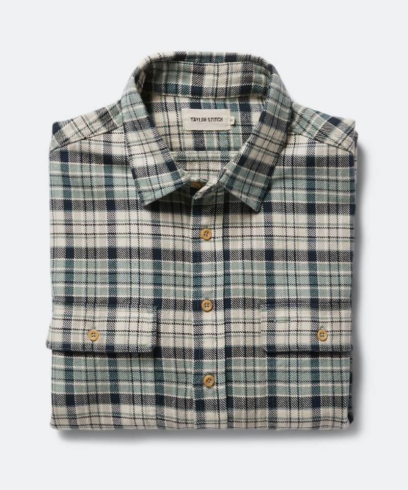 The Ledge Shirt in Blue Plaid