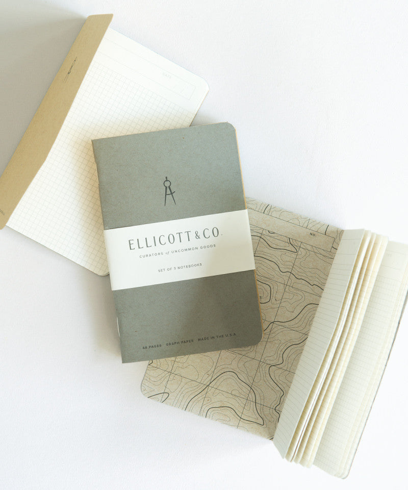 Ellicott & Co. Notebook 3-Pack