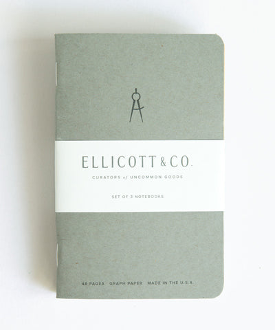 Ellicott & Co. Notebook 3-Pack