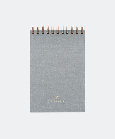 Pocket Notepad in Dove Gray