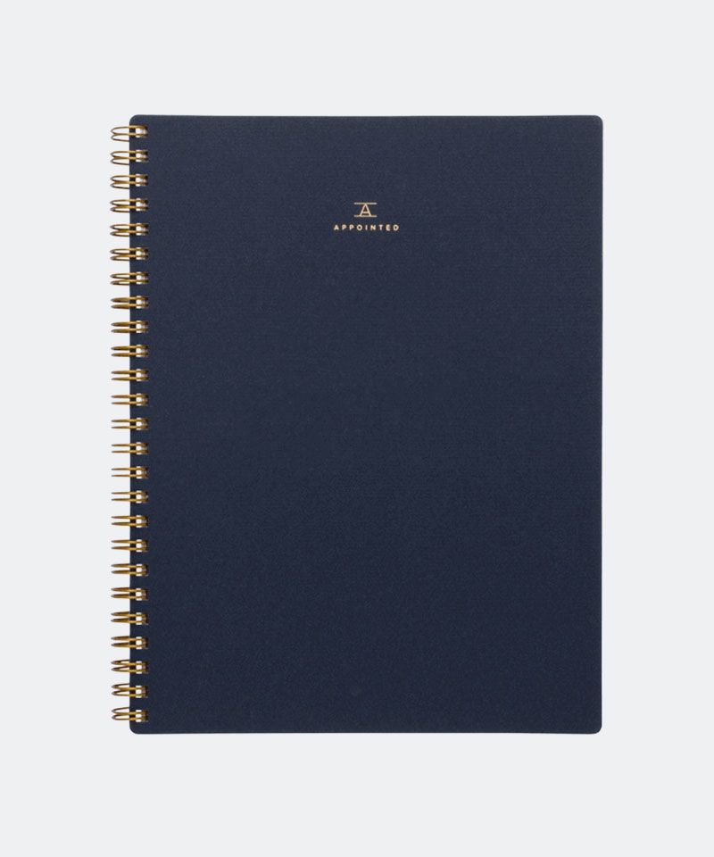 Workbook in Oxford Blue